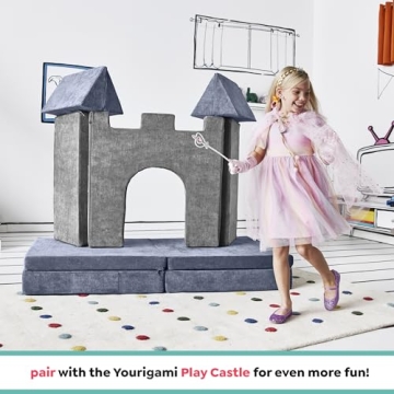 Yourigami Kids Play Couch - Convertible & Durable Design