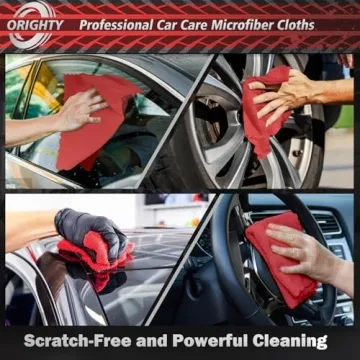 Orighty 50 Pack Shop Towels - Reusable Microfiber Cloth