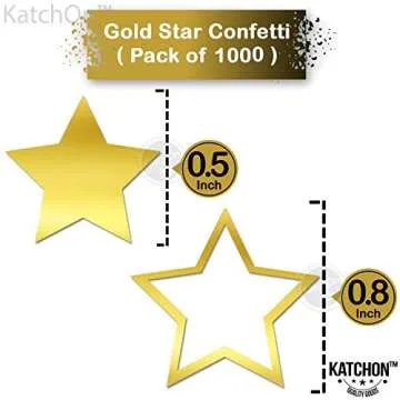 Gold Star Confetti for Stunning Party Decorations