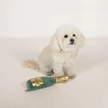 Fringe Studio Dog Toy - Plush Champagne Bottle for Dogs