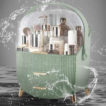 Elegant Makeup Organizer for Skincare & Cosmetics Storage