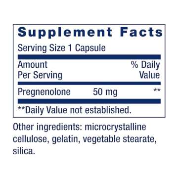 Life Extension Pregnenolone for Hormonal Balance and Memory