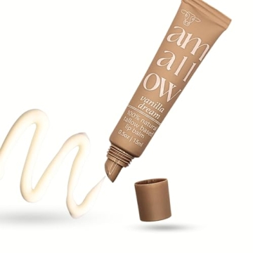Amallow Natural Tallow Lip Balm - Vanilla Dream, Grass-Fed & Organic