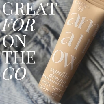 Amallow Natural Tallow Lip Balm Vanilla Dream Organic Hydration