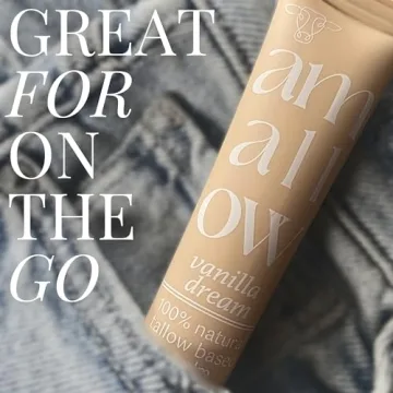 Amallow Natural Tallow Lip Balm Vanilla Dream Organic Hydration