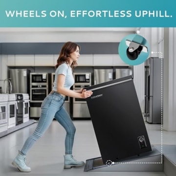 Energy Efficient EUHOMY 3.5 Cu.Ft Chest Freezer
