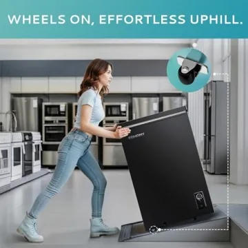 Energy Efficient EUHOMY 3.5 Cu.Ft Chest Freezer