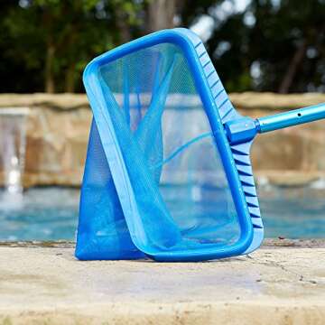 HYDROTOOLS By SWIMLINE 8040 Leaf Net For Inground Above Ground Pool Pond | Extra Large Skimmer Net C...