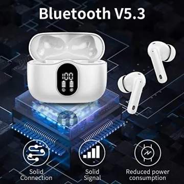 Bluetooth 5.3 Wireless Earbuds with Noise Canceling