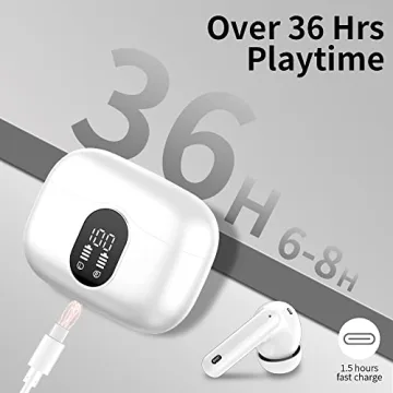 Bluetooth 5.3 Wireless Earbuds with Noise Canceling