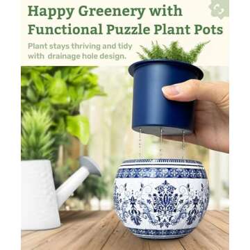 Creative PieceRelax 3D Puzzle Flowerpot for Indoor Plants