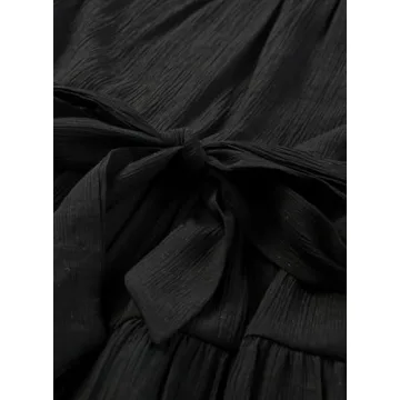 Blibean Tween Ruffle Sleeve Dress for Summer Occasions