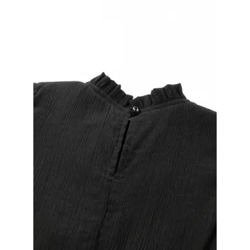 Blibean Tween Ruffle Sleeve Dress for Summer Occasions