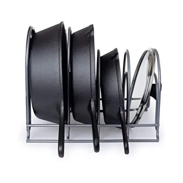 Cuisinel Heavy Duty Pot Organizer Rack for All Cookware