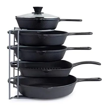 Cuisinel Heavy Duty Pot Organizer Rack for All Cookware