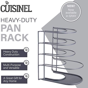 Cuisinel Heavy Duty Pot Organizer Rack for All Cookware