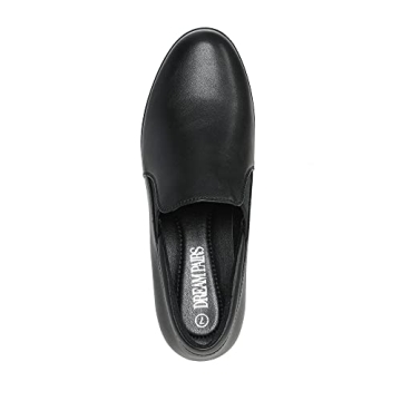 DREAM PAIRS Women's Low Chunky Block Heels for Comfort