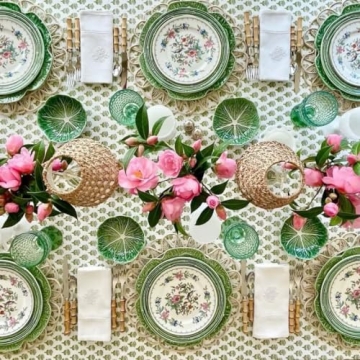 CPC Cotton Tablecloth 60x90 Indian Block Print