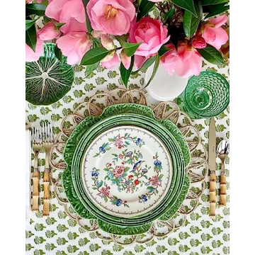 CPC Cotton Tablecloth 60x90 Indian Block Print