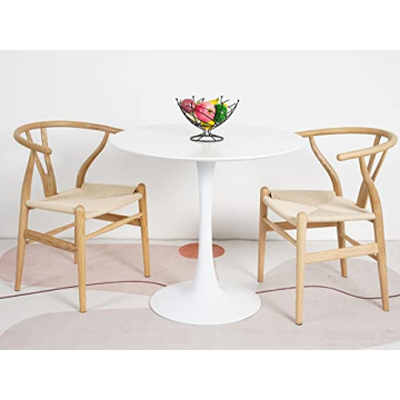 Tomile Wishbone Chair - Mid-Century Design, Solid Wood