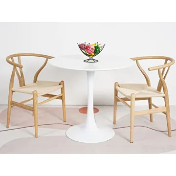 Tomile Wishbone Chair - Mid-Century Design, Solid Wood