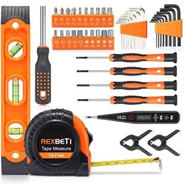 REXBETI 219-Piece Premium Tool Kit for DIY Enthusiasts