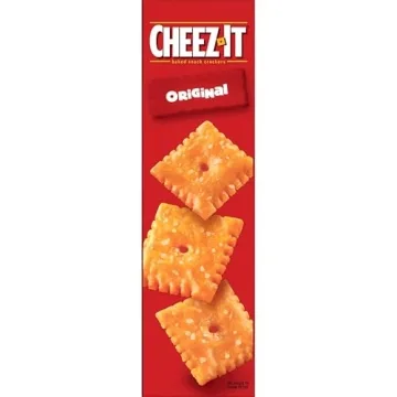 Cheez-It Cheese Crackers, Baked, 12.4oz Box for Snacking