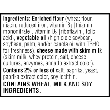 Cheez-It Cheese Crackers, Baked, 12.4oz Box for Snacking