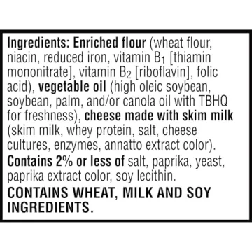 Cheez-It Cheese Crackers, Baked, 12.4oz Box for Snacking