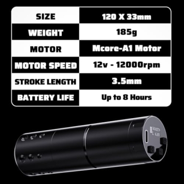 Mast A1 Wireless Tattoo Kit for Beginners and Pros