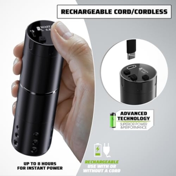 Mast A1 Wireless Tattoo Kit for Beginners and Pros