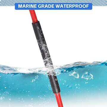 Durable Black Heat Shrink Tubing - Waterproof Insulation Wrap
