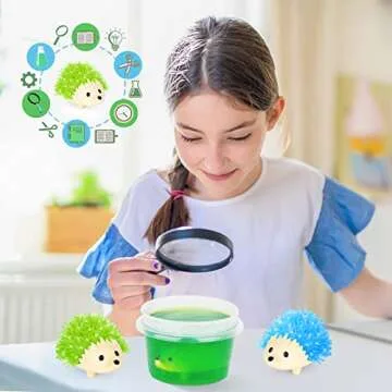 sdaymol Hedgehog Crystal Growing Kit for Kids 6+ in 24H