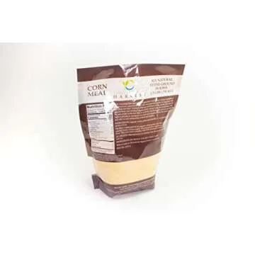 Early Morning Harvest Organic Corn Meal – Made from Organic, Non-GMO Yellow Corn – Stone Ground Corn Meal for Baking and Cooking, USA-Grown, Whole Grain, Certified Organic GMO Free Corn Meal (4, Pounds)
