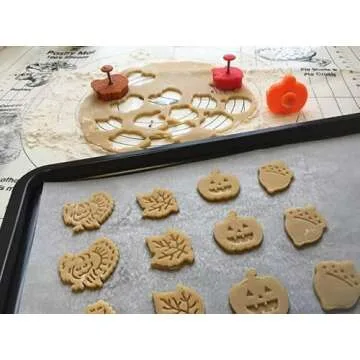 R&M Autumn Cookie Stampers Set - Fun Baking Decor