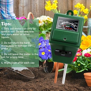 Versatile 3-in-1 Soil Tester for Optimal Plant Care