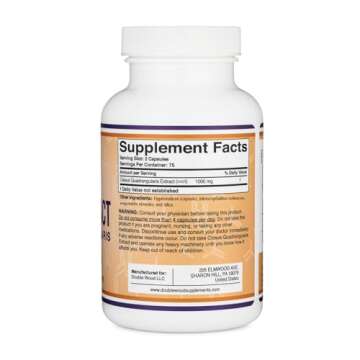 Cissus Quadrangularis Super Extract, 150 Capsules (Non-GMO, Gluten Free) Dietary Supplement for Joint and Tendon Health, 1000mg Serving Size