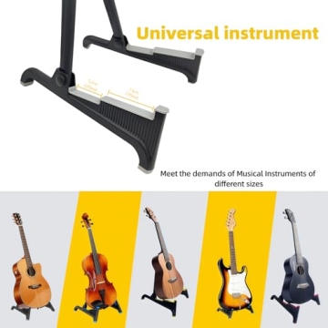 nalu Classic Adjustable A-Frame Guitar Stand for All Instruments