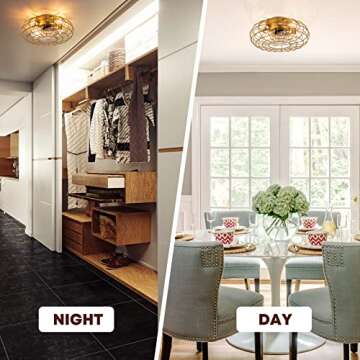 NookNova Bladeless Caged Ceiling Fan - Remote & Lights