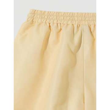 GORGLITTER Men's Letter Graphic Shorts High Waist Workout Shorts