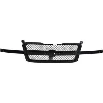 Garage-Pro Grille Assembly Compatible With 2003-2006 Chevrolet Silverado 1500, Fits 2007 Chevrolet Silverado 1500 Classic Paintable Shell with Gray Insert Plastic