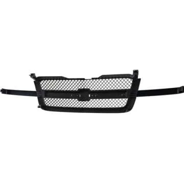 Garage-Pro Grille Assembly Compatible With 2003-2006 Chevrolet Silverado 1500, Fits 2007 Chevrolet Silverado 1500 Classic Paintable Shell with Gray Insert Plastic