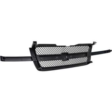 Garage-Pro Grille Assembly Compatible With 2003-2006 Chevrolet Silverado 1500, Fits 2007 Chevrolet Silverado 1500 Classic Paintable Shell with Gray Insert Plastic