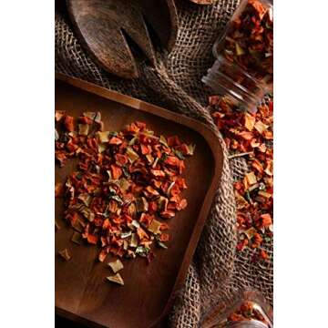 Gourmanity Dehydrated Mixed Vegetables - All Natural Ramen Topping