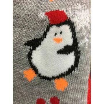 Colorful Christmas Crew Socks for Women - 6 Pairs
