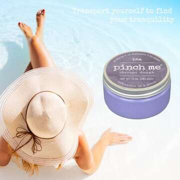 Pinch Me Therapy Dough - Holistic Aromatherapy Stress Relieving Putty - 10 Ounce Spa Scent
