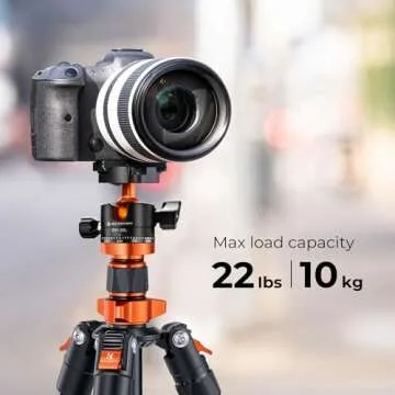 K&F Concept 62" Lightweight DSLR Tripod with Monopod