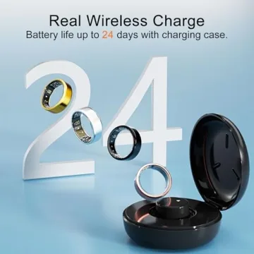 POBOVi Smart Ring Health & Sleep Tracker - Stylish & Functional