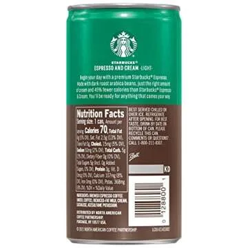 Starbucks Espresso DoubleShot Ready to Drink Coffee 6.5 oz