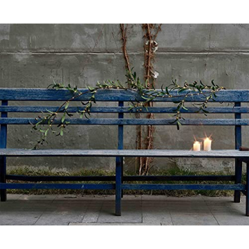 Fudios Olive Garland with Timer & 96 LED Lights for Decor